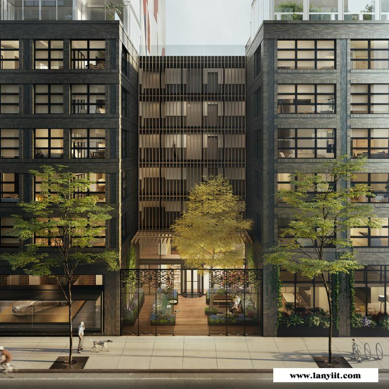 曼哈顿中城西新楼盘推荐：91万起！ 哈德逊河景豪华公寓 全玻璃覆盖的通透“云”屋(图9)